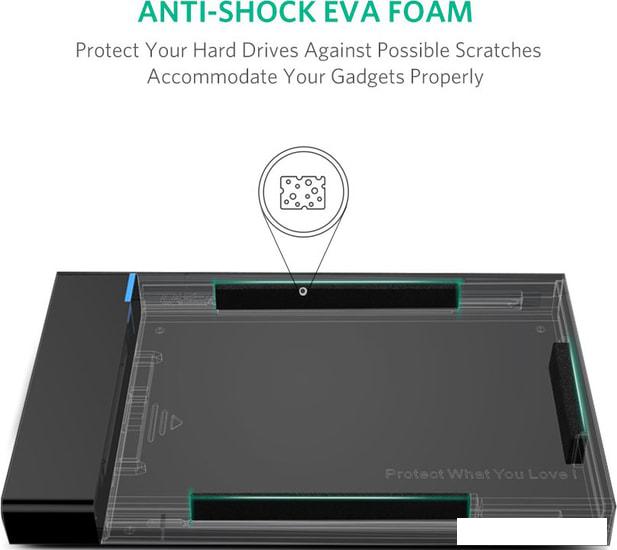 Бокс для накопителей 2.5" Ugreen 30847