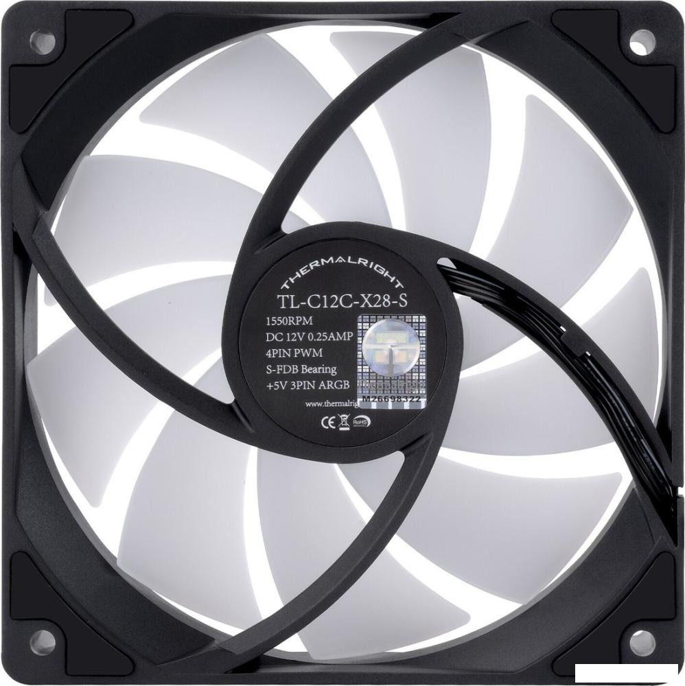 Вентилятор для корпуса Thermalright TL-C12C-X28-S (черный)