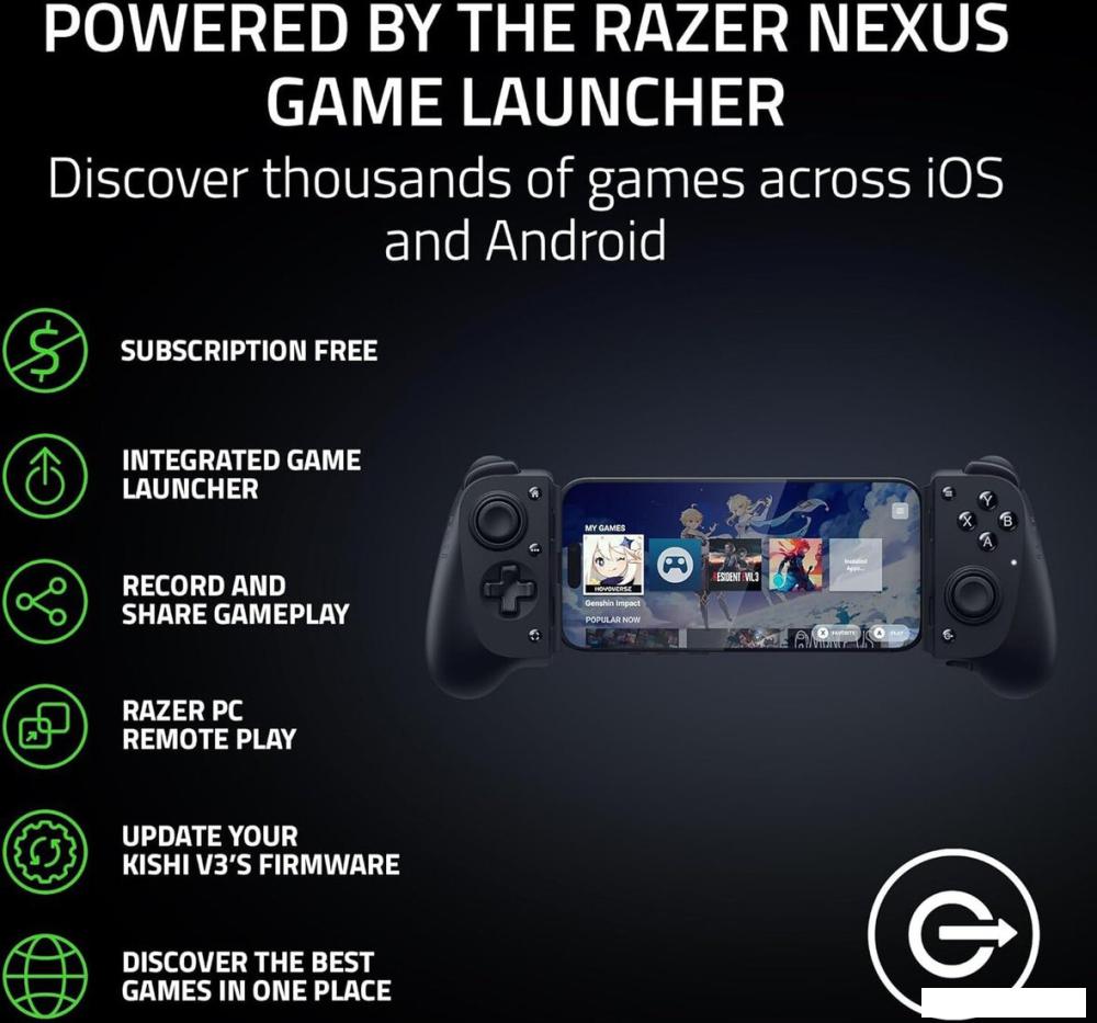 Геймпад для смартфона Razer Kishi V3