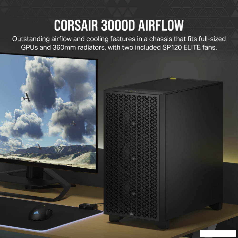 Корпус Corsair 3000D Airflow CC-9011251-WW