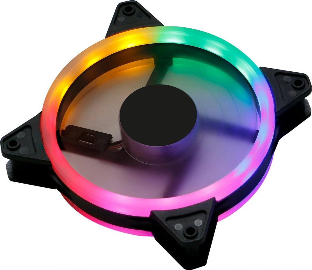 Вентилятор для корпуса Oklick OG-CF120RGB3-BK