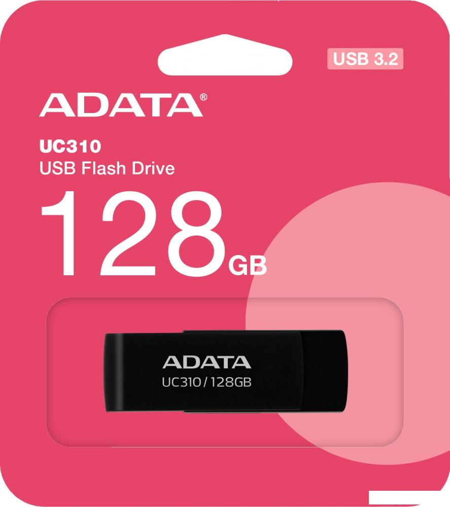 USB Flash ADATA UC310-128G-RBK 128GB (черный)
