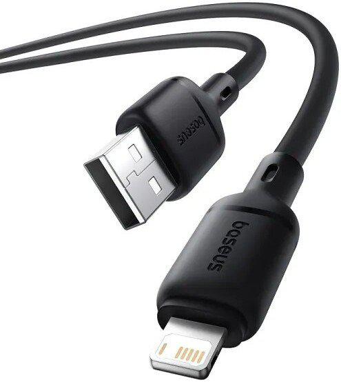 Кабели, адаптеры, разветвители Baseus Silky Series Fast Charging Cable USB Type-A - Lightning (1 м, черный)