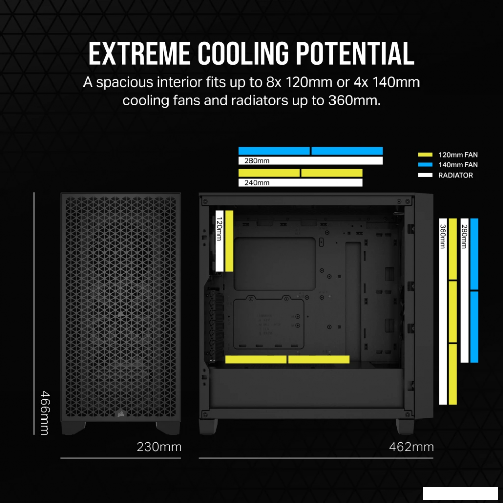 Корпус Corsair 3000D Airflow CC-9011251-WW