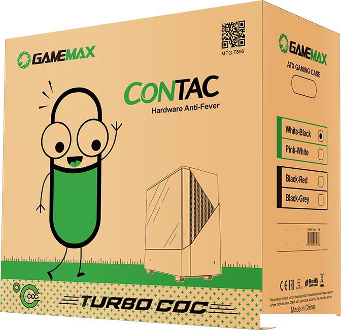 Корпус GameMax Contac COC WB