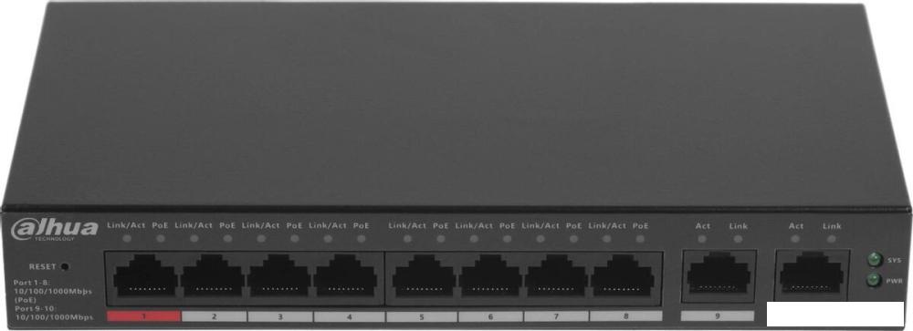 Управляемый коммутатор 2-го уровня Dahua DH-CS4010-8GT-110