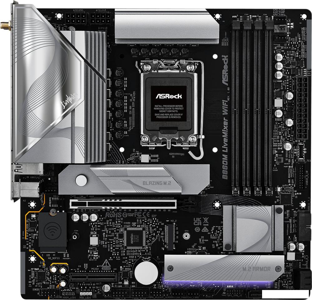 Материнская плата ASRock B860M LiveMixer WiFi