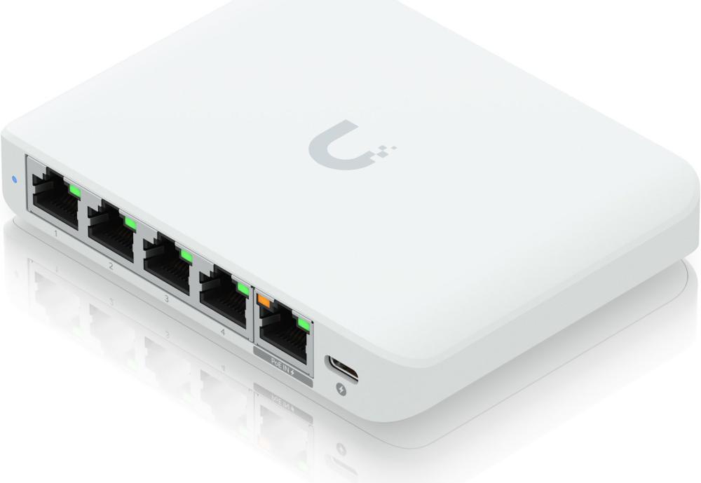 Управляемый коммутатор 2-го уровня Ubiquiti UniFi Switch Flex Mini 2.5G