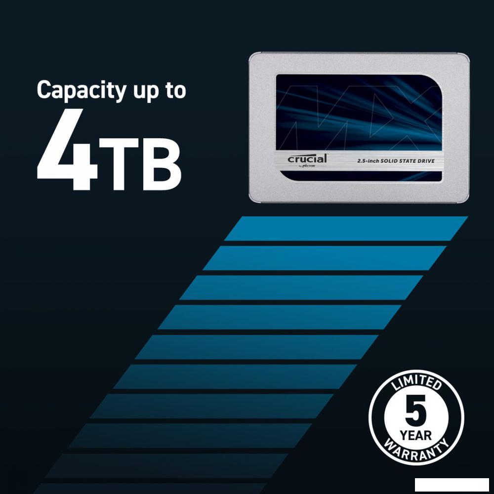SSD Crucial MX500 4TB CT4000MX500SSD1 SSD Crucial MX500 4TB CT4000MX500SSD1