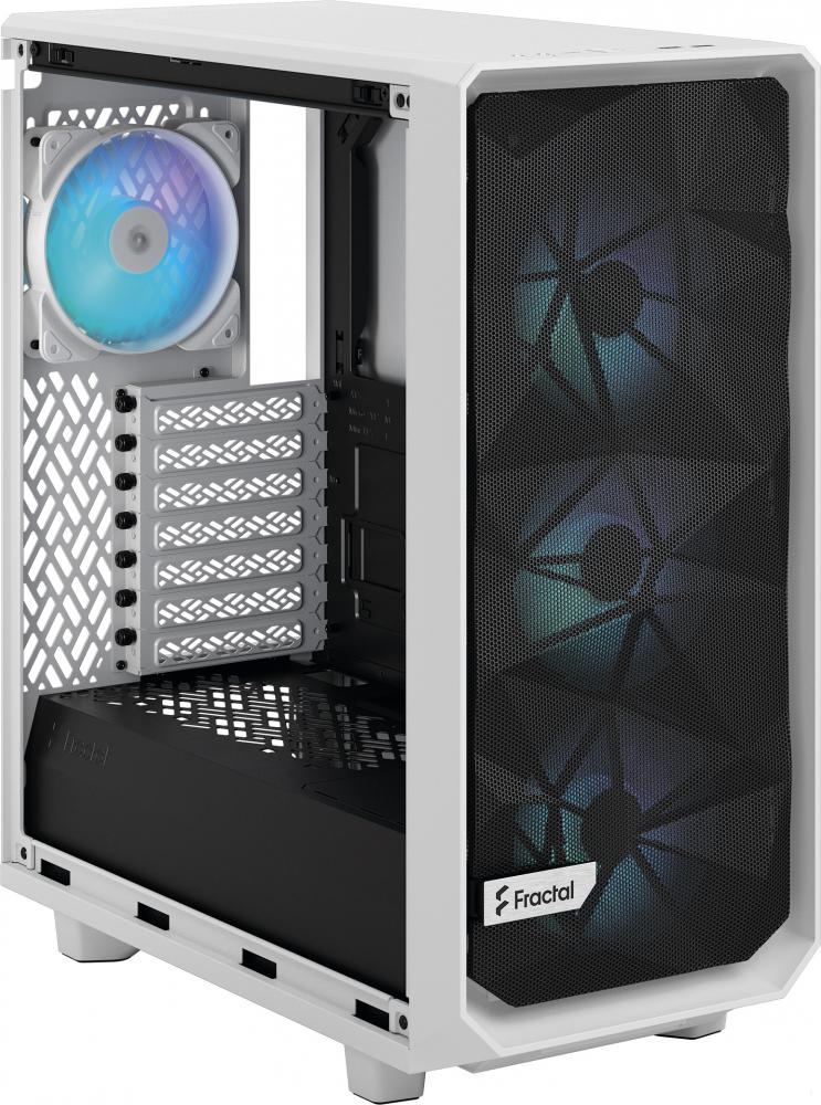 Корпус Fractal Design Meshify 2 Compact RGB White TG Clear Tint FD-C-MES2C-08