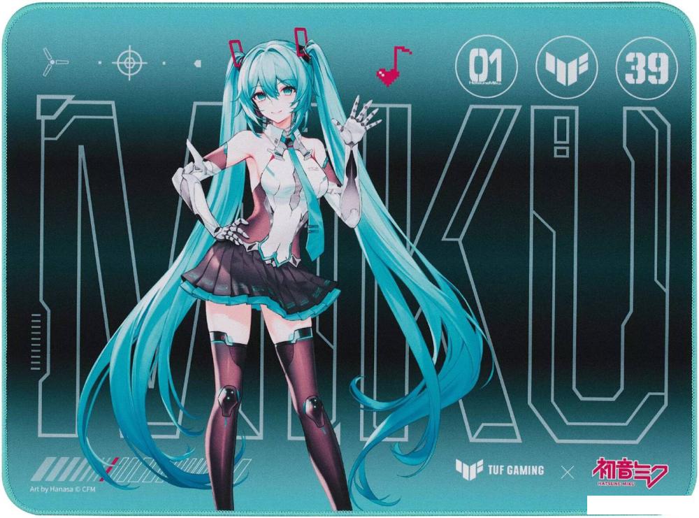 Коврик для мыши ASUS TUF Gaming P1 Hatsune Miku Edition