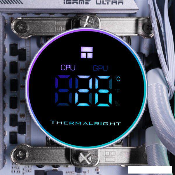 Система жидкостного охлаждения для процессора Thermalright Frozen Magic 360 Digital ARGB V2 (белый)