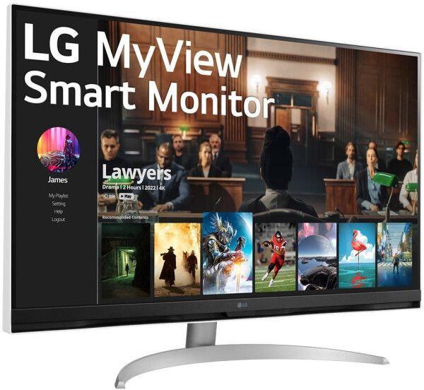 Smart монитор LG MyView Smart Monitor 32SQ700S-W Smart монитор LG MyView Smart Monitor 32SQ700S-W