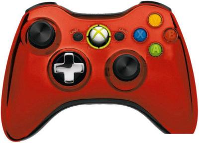 Геймпад Microsoft Xbox 360 Wireless Controller Chrome Red