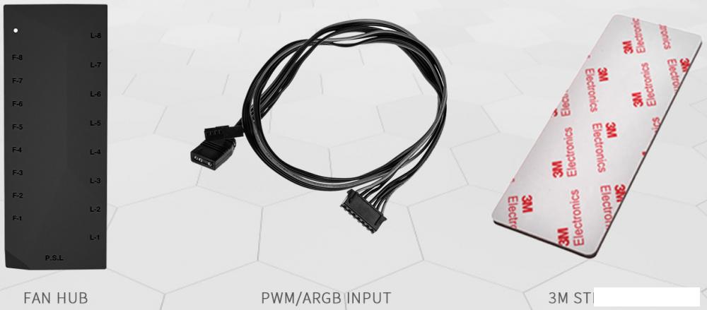 Контроллер скорости и подсветки вентиляторов ID-Cooling HA-02