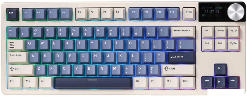 Клавиатуры Royal Kludge S85 Horizon Blue (RK Beige)