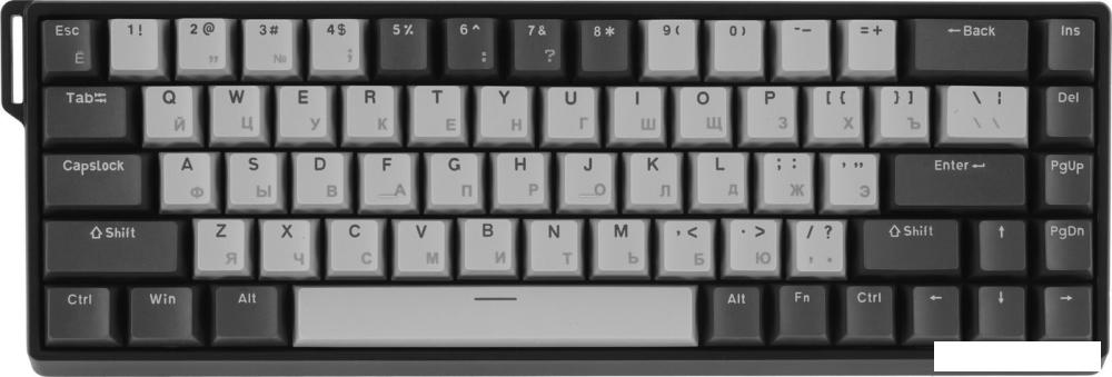 Клавиатуры AULA WIN68HE Pro (черный/серый)