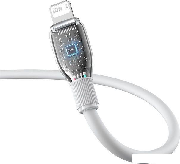 Кабель Baseus Pudding Series USB Type-A - Lightning (2 м, белый)