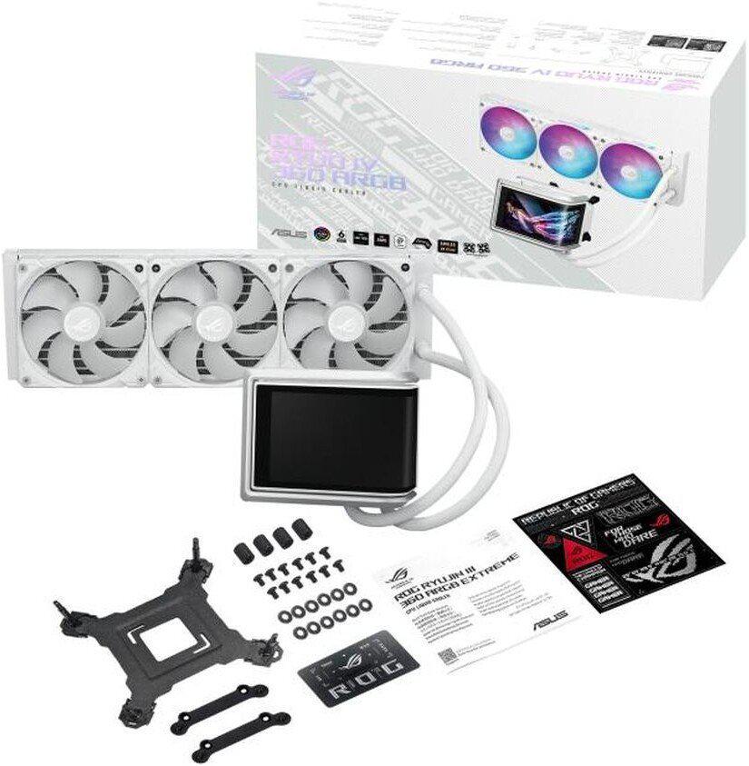 Система жидкостного охлаждения для процессора ASUS ROG RYUO IV 360 ARGB White Edition