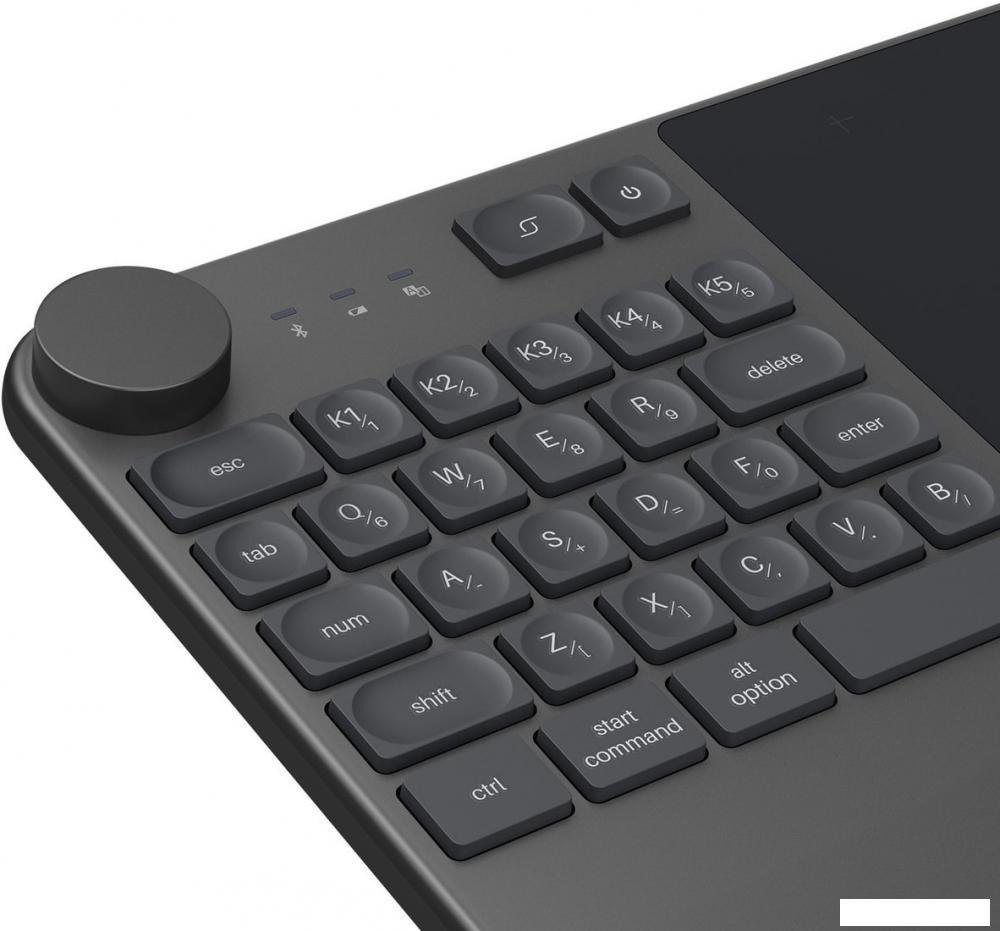 Графический планшет Huion Inspiroy Keydial KD200 (черный)