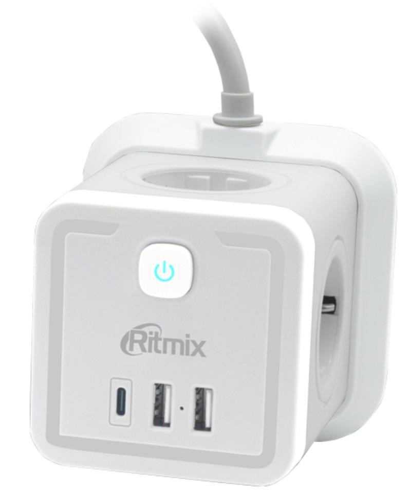 Сетевой фильтр Ritmix RM-242C (белый)