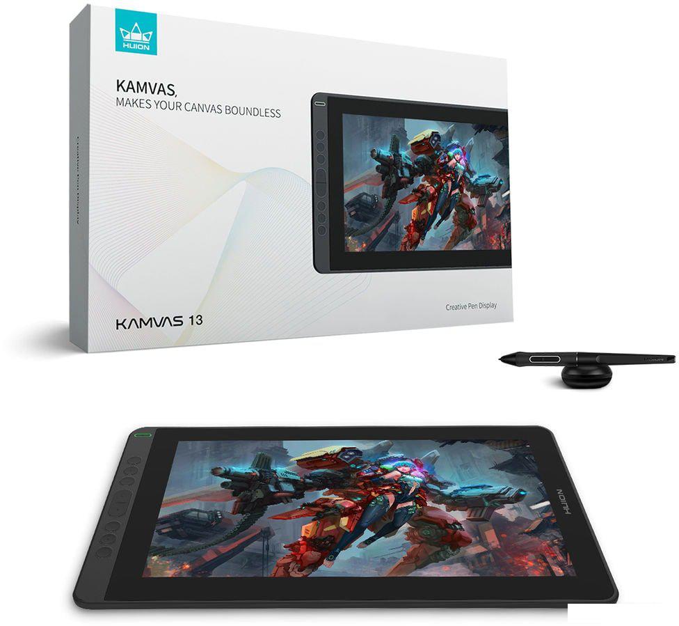 Графический монитор Huion Kamvas 13 (фиолетовый) Графический монитор Huion Kamvas 13 (фиолетовый)