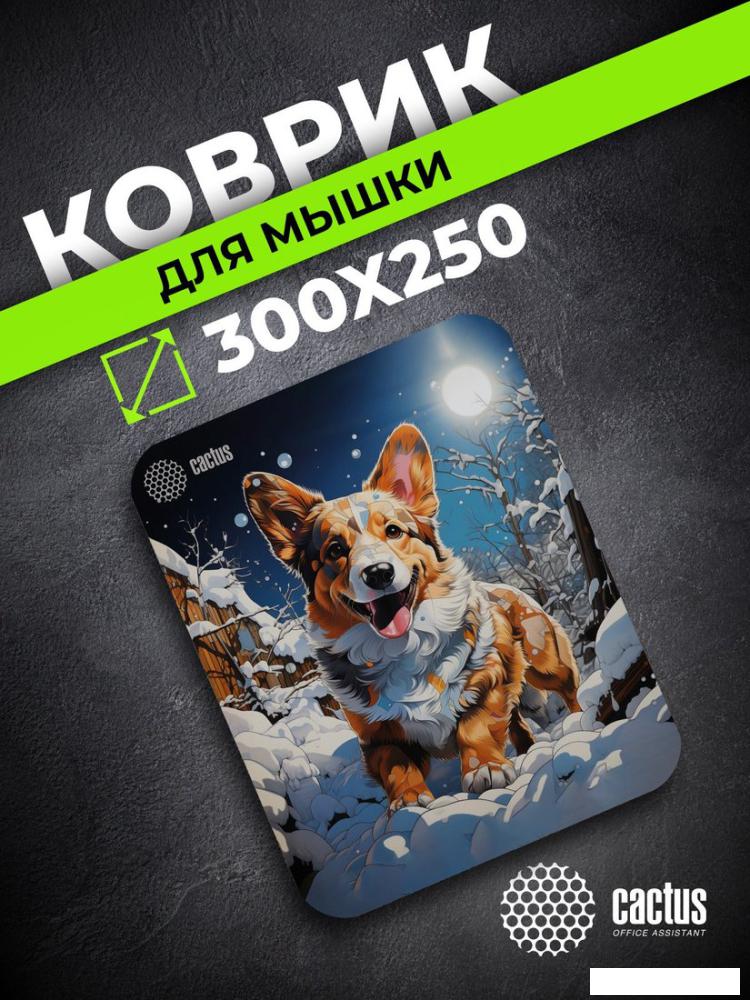 Коврик для мыши CACTUS Corgi CS-MPC-D13M