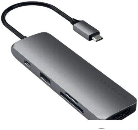 Док-станция Satechi Aluminum USB-C Multiport Pro Adapter ST-UCMPAM