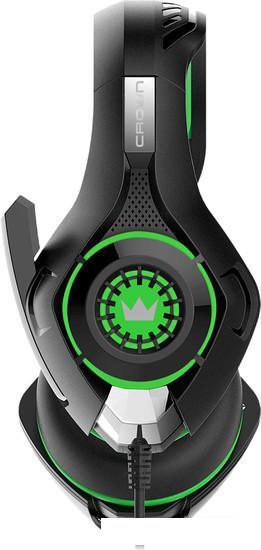 Наушники CrownMicro CMGH-102T USB (зеленый)