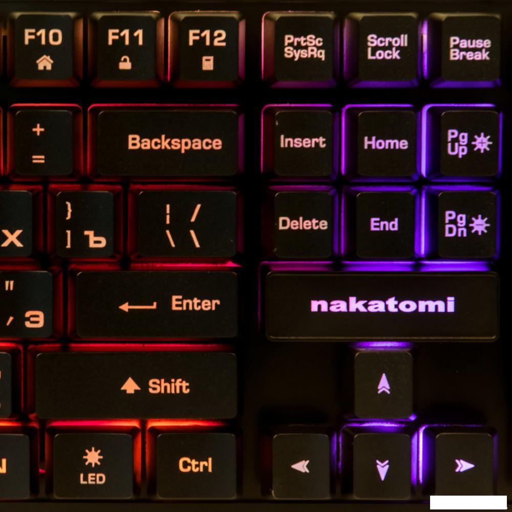 Клавиатура Nakatomi KG-23U (черный)
