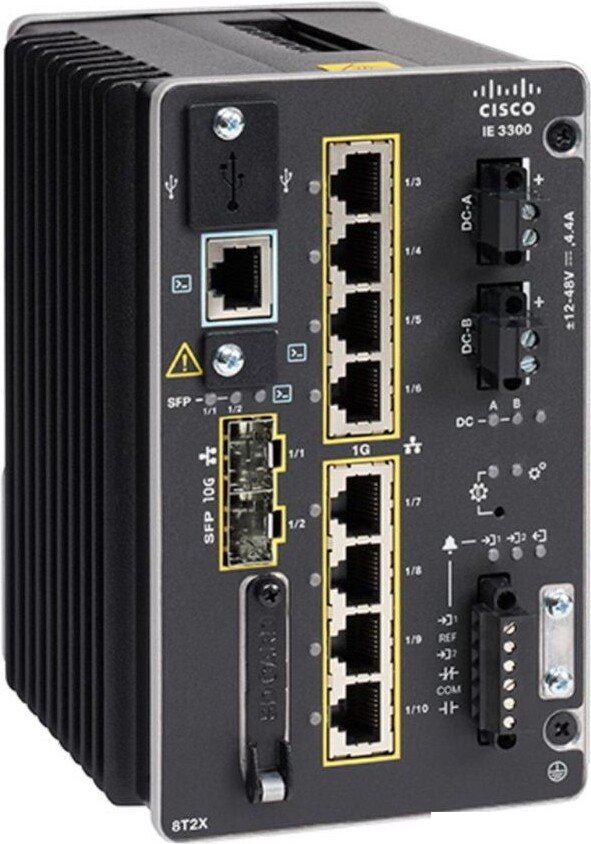 Управляемый коммутатор уровня 2+ Cisco IE-3300-8T2S-E