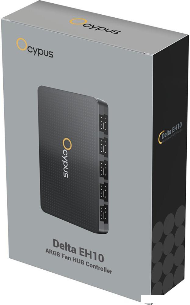 Контроллер скорости и подсветки вентиляторов Ocypus Delta EH10 (черный)