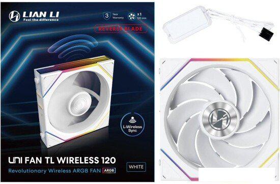 Вентилятор для корпуса Lian Li Uni Fan TL 120 Wireless Reverse 12RTL1W1W G99.12RTL1W1W.R0