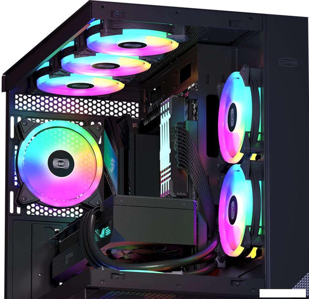 Вентилятор для корпуса PCCooler F3 T120 ARGB (черный)
