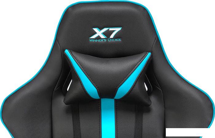 Игровое (геймерское) кресло A4Tech X7 GG-1200 (черный/бирюзовый)