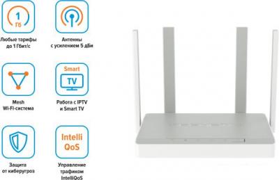 Wi-Fi роутер Keenetic Sprinter KN-3710 купить в интернет магазине MYPC ...