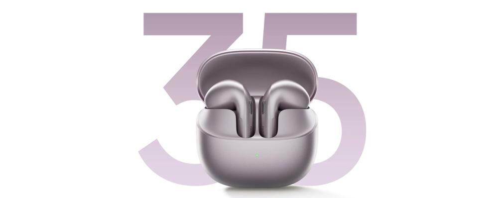 Наушники Xiaomi Buds 6 M2540E1 (сиреневый, международная версия)