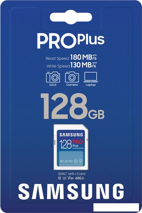 Карты памяти Samsung PRO Plus 2023 SDXC 128GB