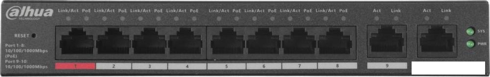 Управляемый коммутатор 2-го уровня Dahua DH-CS4010-8GT-110