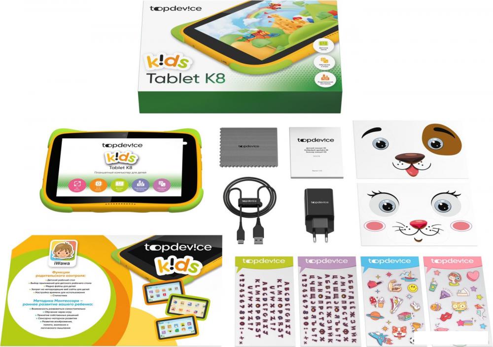 Детский планшет Topdevice Kids Tablet K8 2GB/32GB (оранжевый)