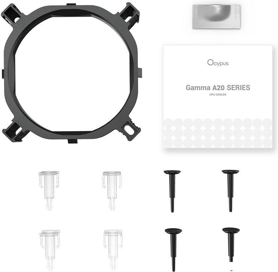 Системы охлаждения Ocypus Gamma A20 BK ARGB Gamma-A20-BK1AAWN00F-GL
