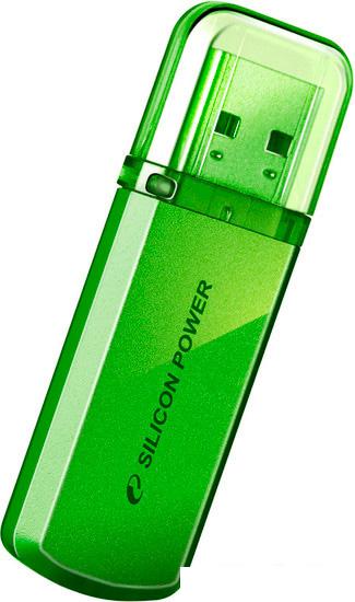 USB Flash Silicon-Power Helios 101 Green 64GB (SP064GBUF2101V1N)