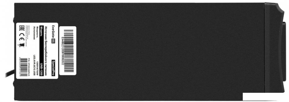 Источник бесперебойного питания ExeGate SpecialPro UNB-1500.LED.AVR.C13.RJ.USB