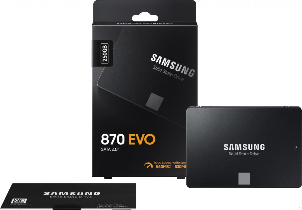SSD Samsung 870 Evo 250GB MZ-77E250BW SSD Samsung 870 Evo 250GB MZ-77E250BW