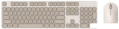 Офисный набор Xiaomi Wireless Keyboard and Mouse Set 2 WXJS02YM (бежевый)
