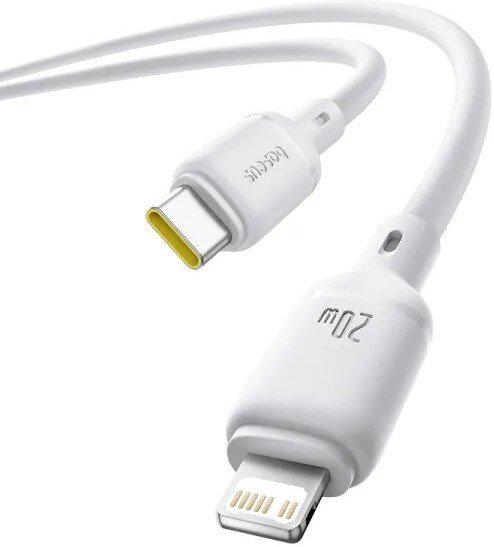 Кабели, адаптеры, разветвители Baseus Silky Series Fast Charging Cable USB Type-C - Lightning (2 м, белый)