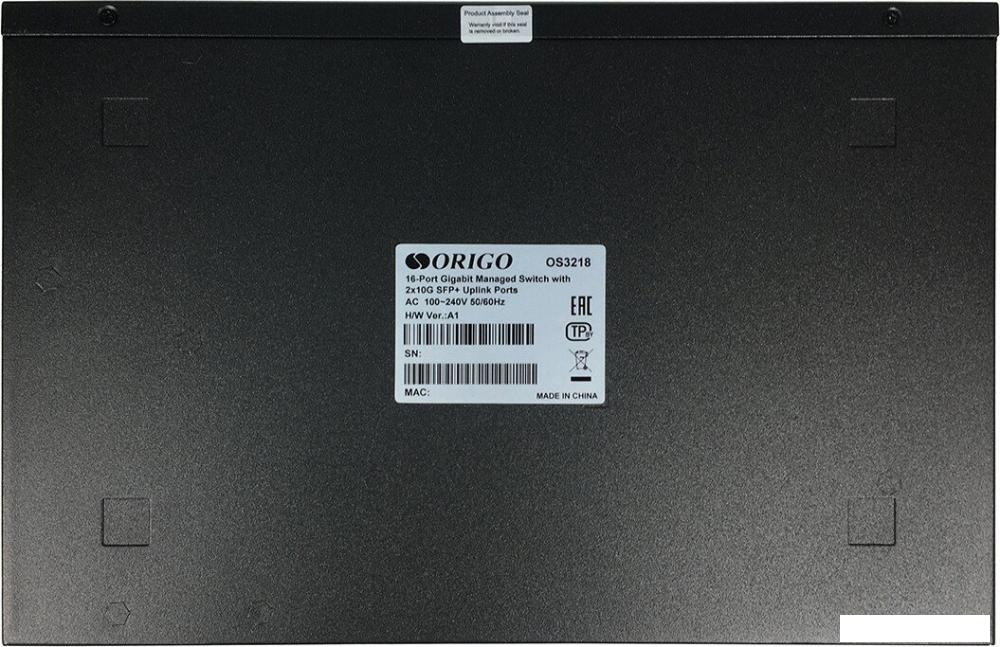 Управляемый коммутатор 3-го уровня Origo OS3218/A1A
