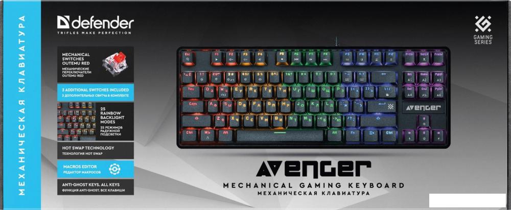 Клавиатура Defender Avenger GK-412