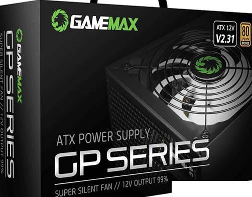 Блок питания GameMax GP-750 (черный)