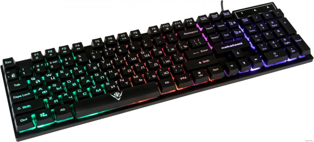 Клавиатура Nakatomi KG-23U (черный)